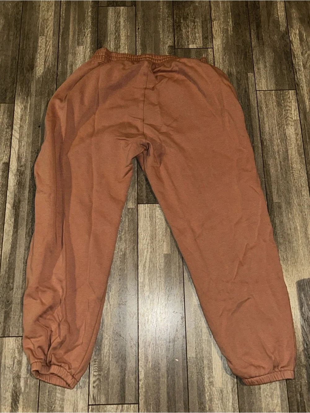 Nike Kids Rust-Orange Fleece Joggers